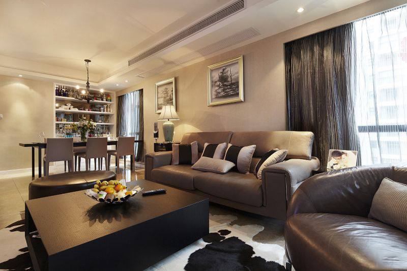 金茂梅溪湖90平簡歐風(fēng)格裝修案例