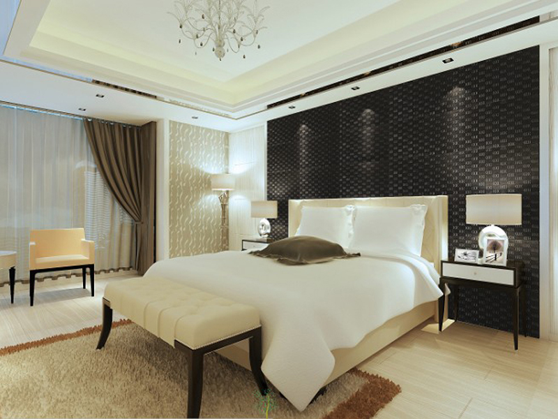 70平小戶型現代風格臥室效果圖