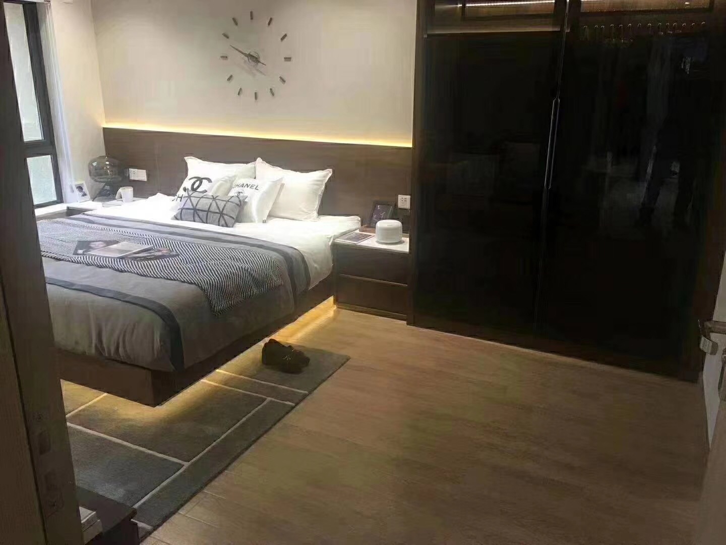 長沙115平米北歐現代裝修主臥效果圖