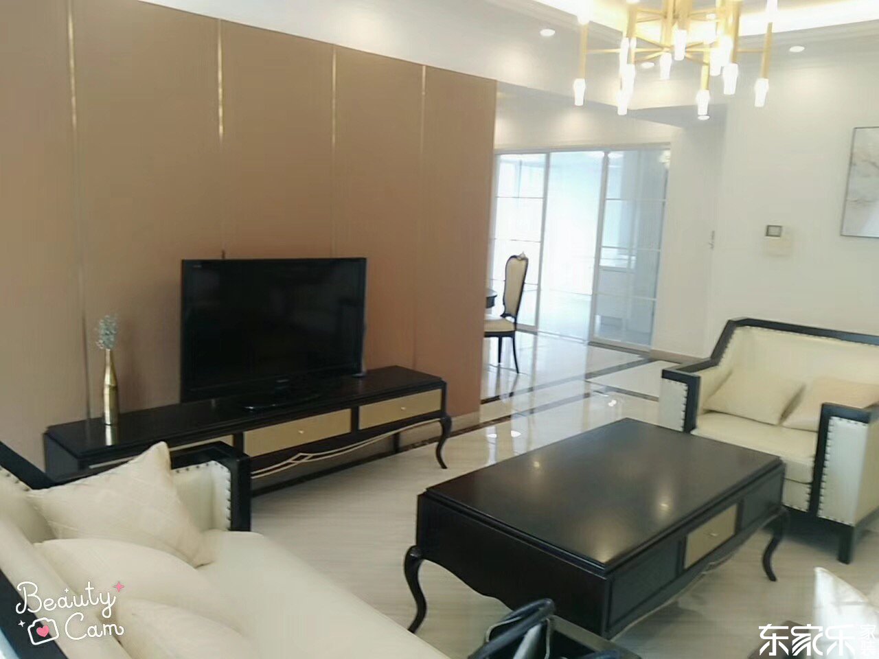 115平米現代簡約風格客廳全景展示圖