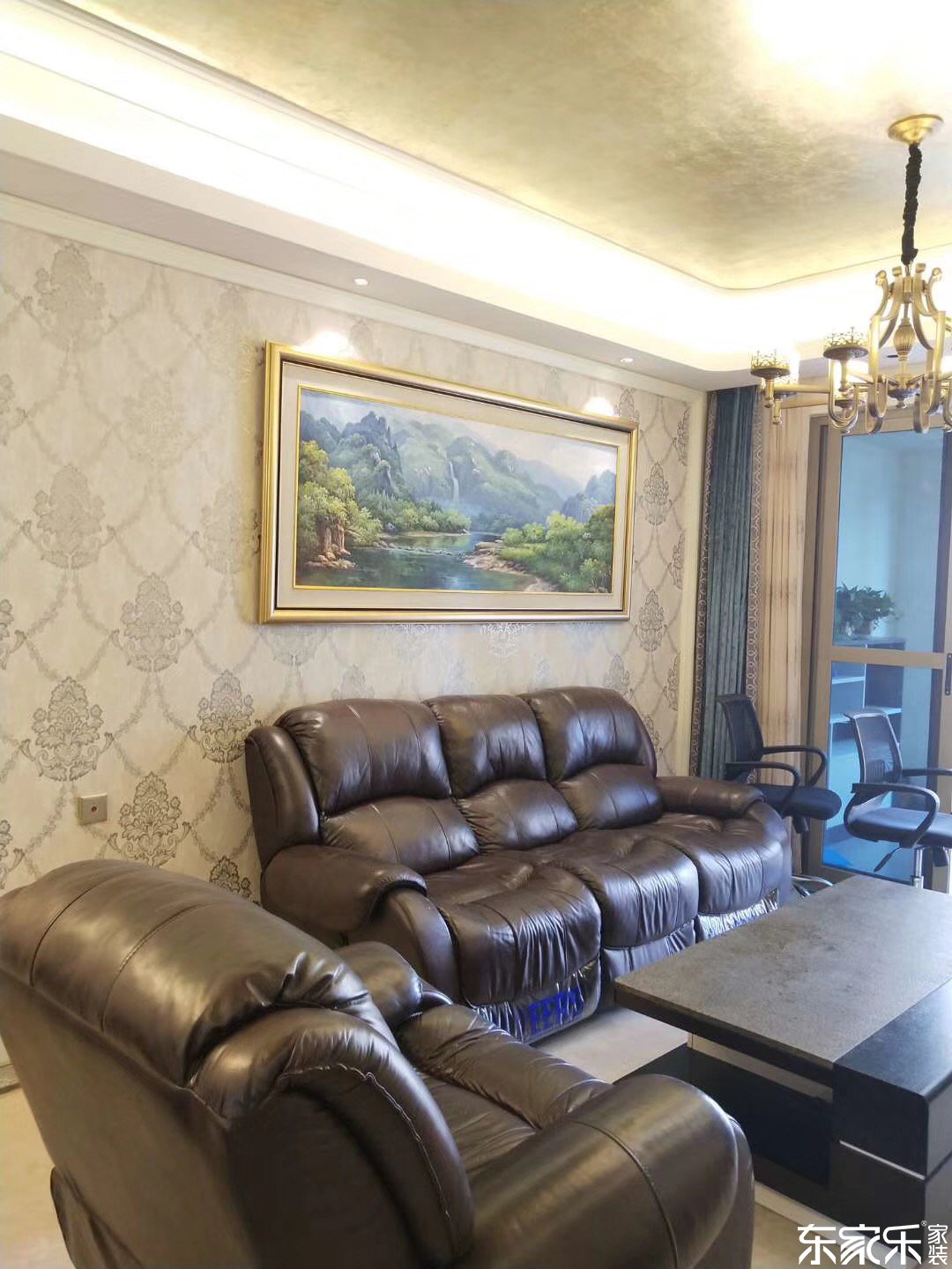 118平米北歐現代風格客廳裝飾搭配圖