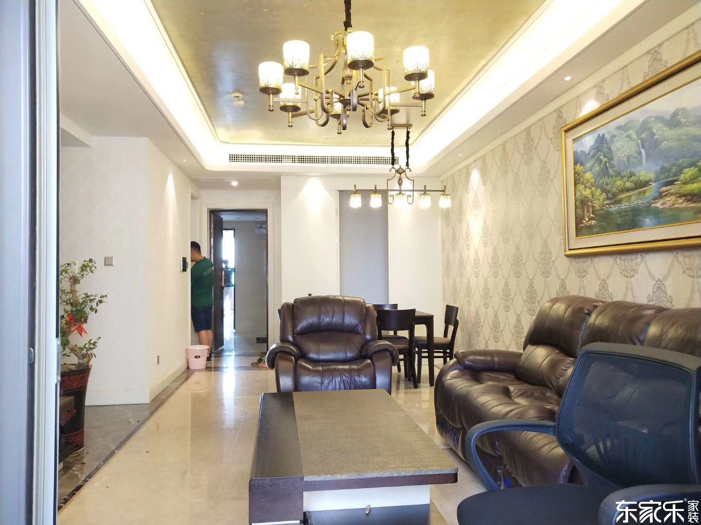 118平米北歐現代風格客廳裝修效果圖