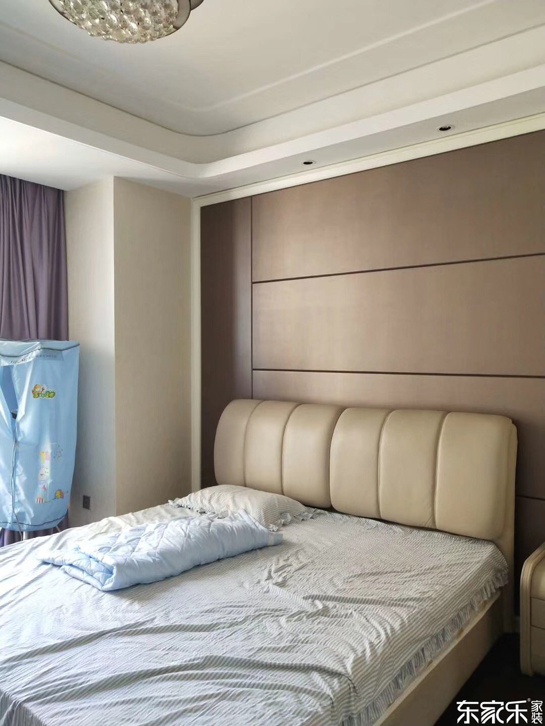 118平米北歐現代風格主臥裝修效果圖