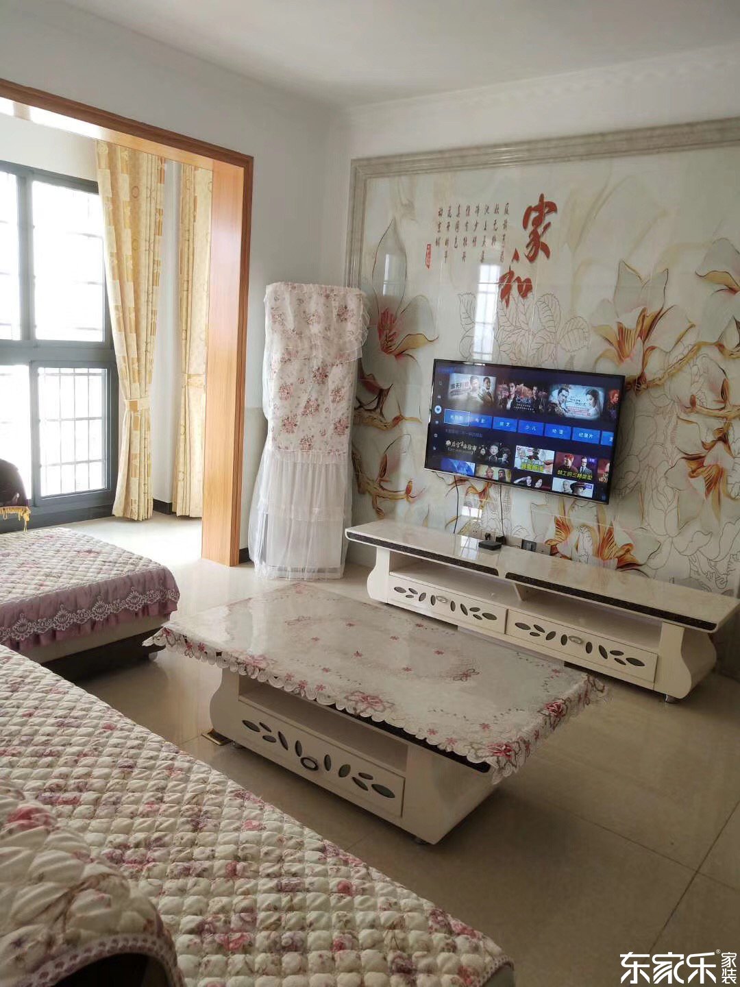 86平米現代風格客廳裝修全景圖