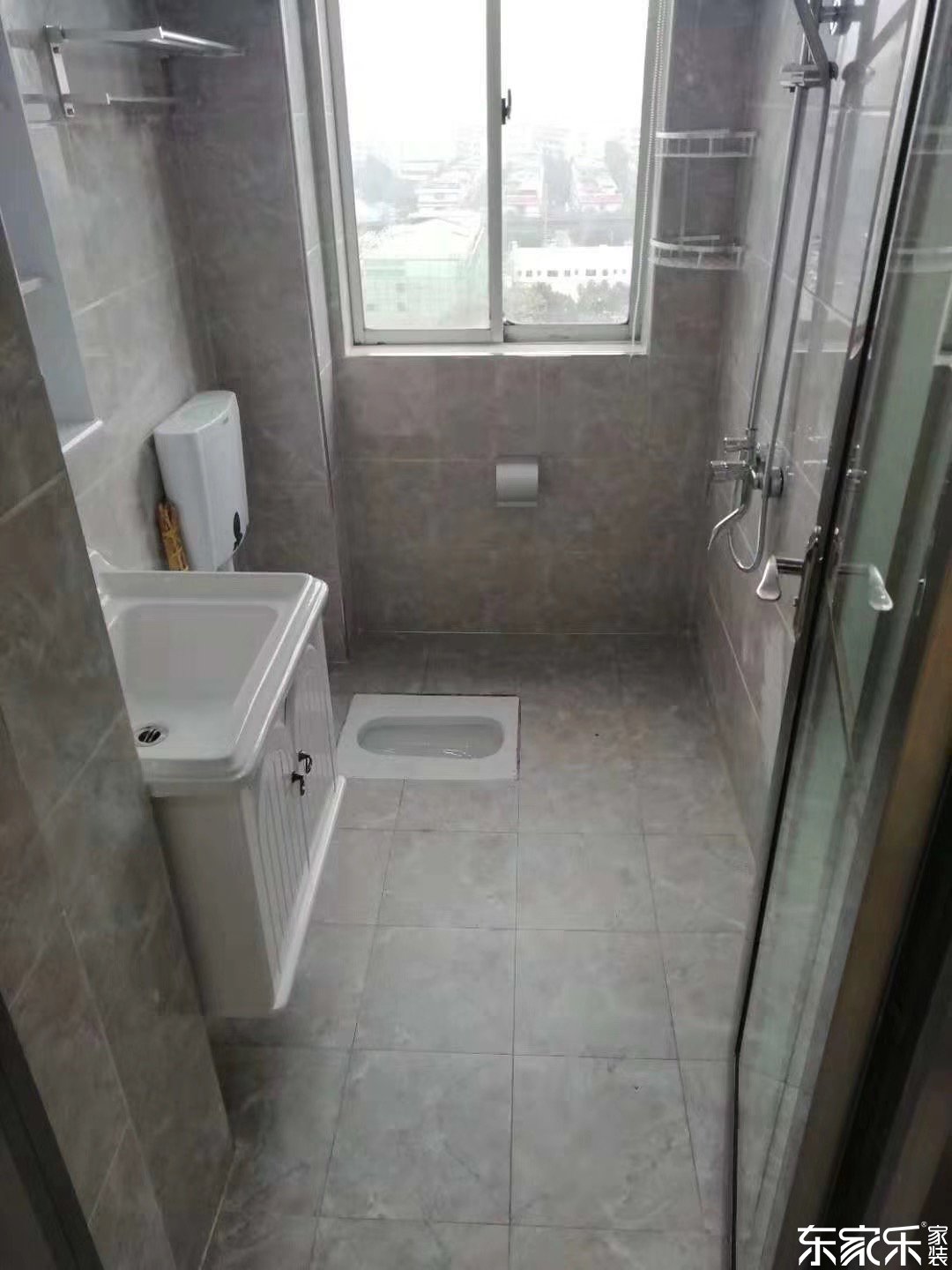 90平米簡歐風格衛生間裝修效果圖