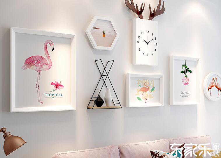 簡約風格墻面裝飾設計效果圖