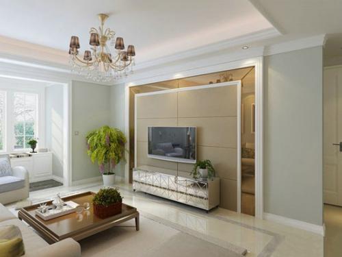客廳電視背景墻怎樣設計效果更完美?